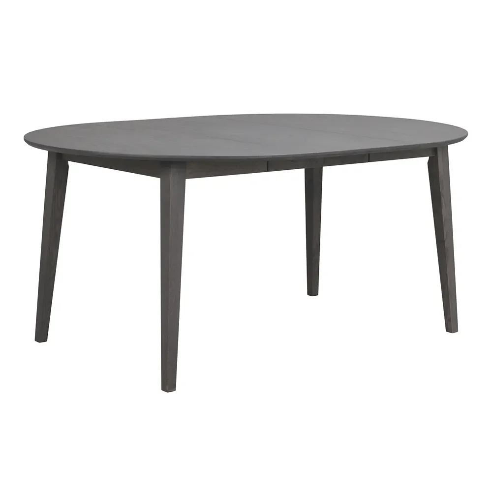 Filippa dining table 120-165x120 cm dark brown oak