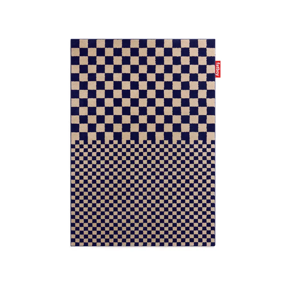 carpet petit square affair blue-beige