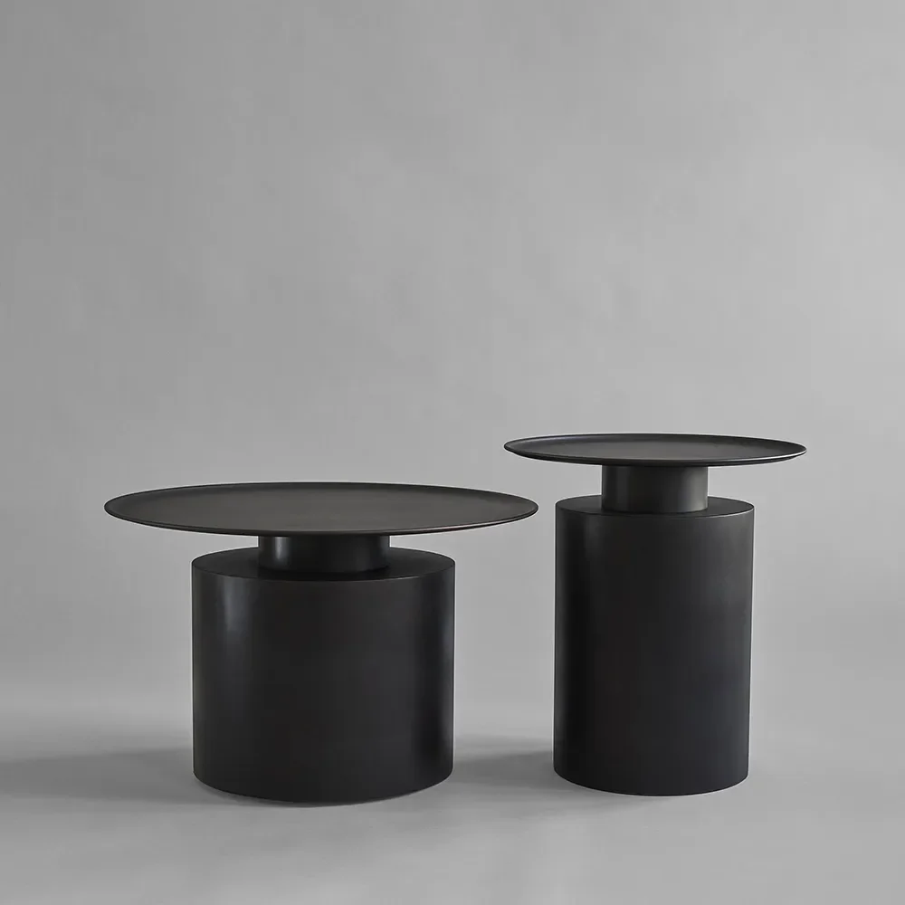 Pillar Table, Low - Burned Black