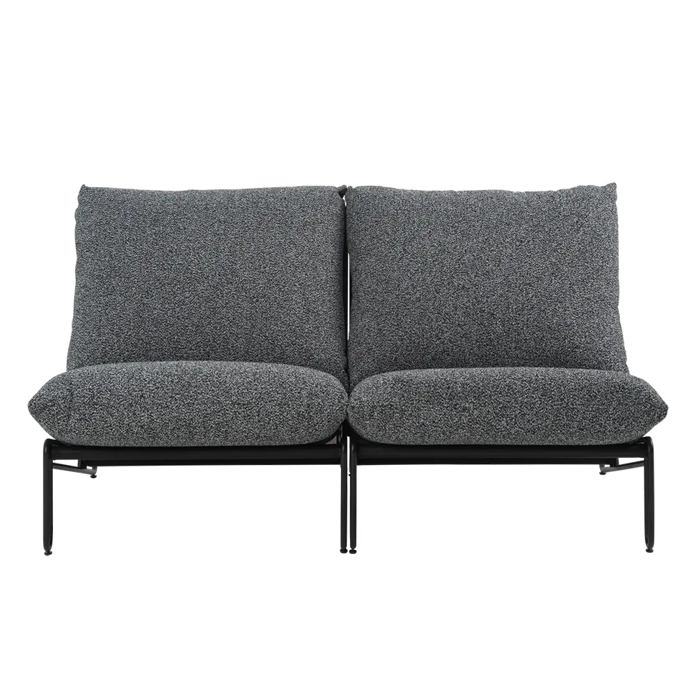 Blixt armchair Black / Teddy ant