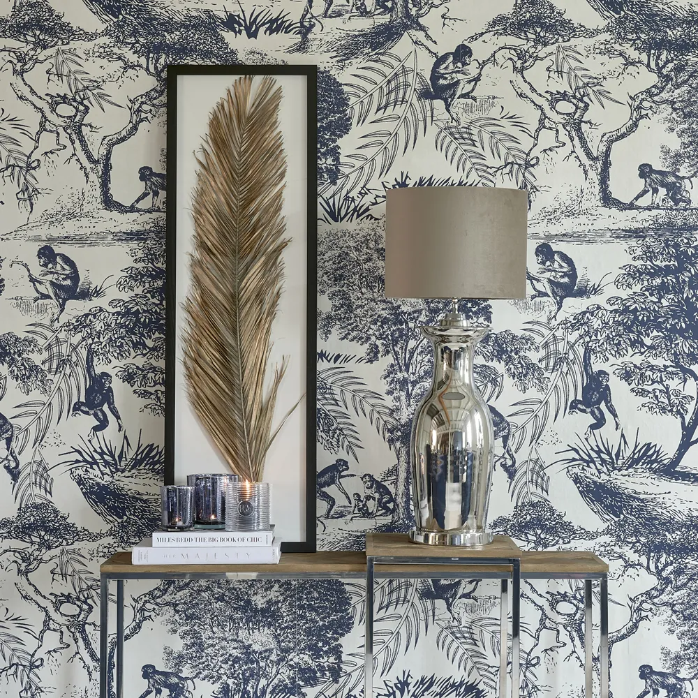 Table Lamp Roger Hotel H65 cm Silver