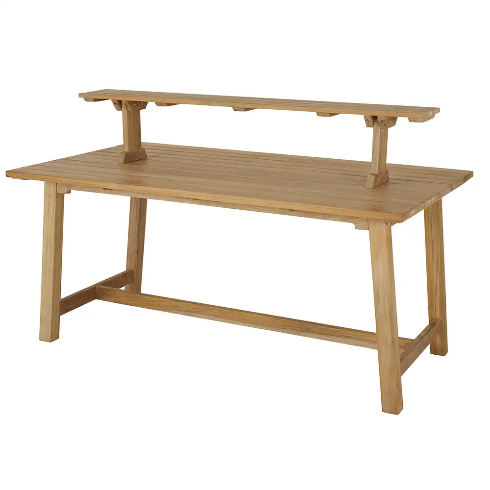 Keros teak table shelf