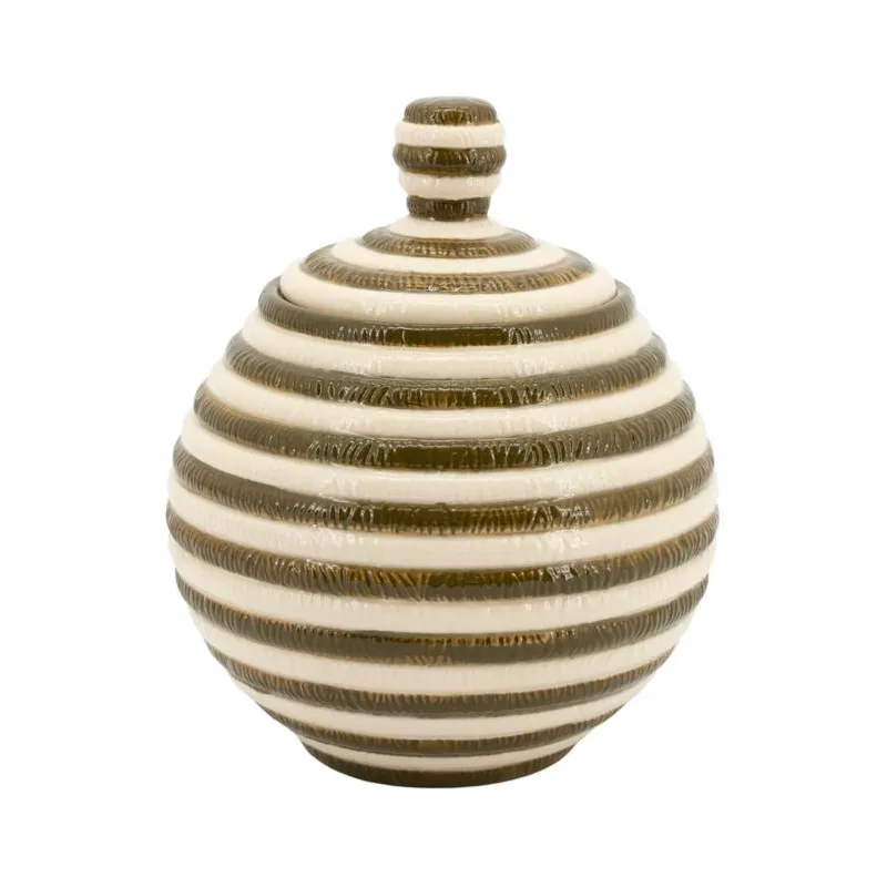 Vloom 1 Vase 18,7x18,7x22,5 cm Earthenware Green