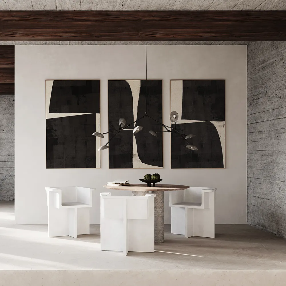 Brutus Dining Chair - Bone White