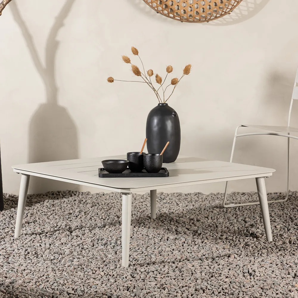 Lina coffee table 90x90 cm Beige
