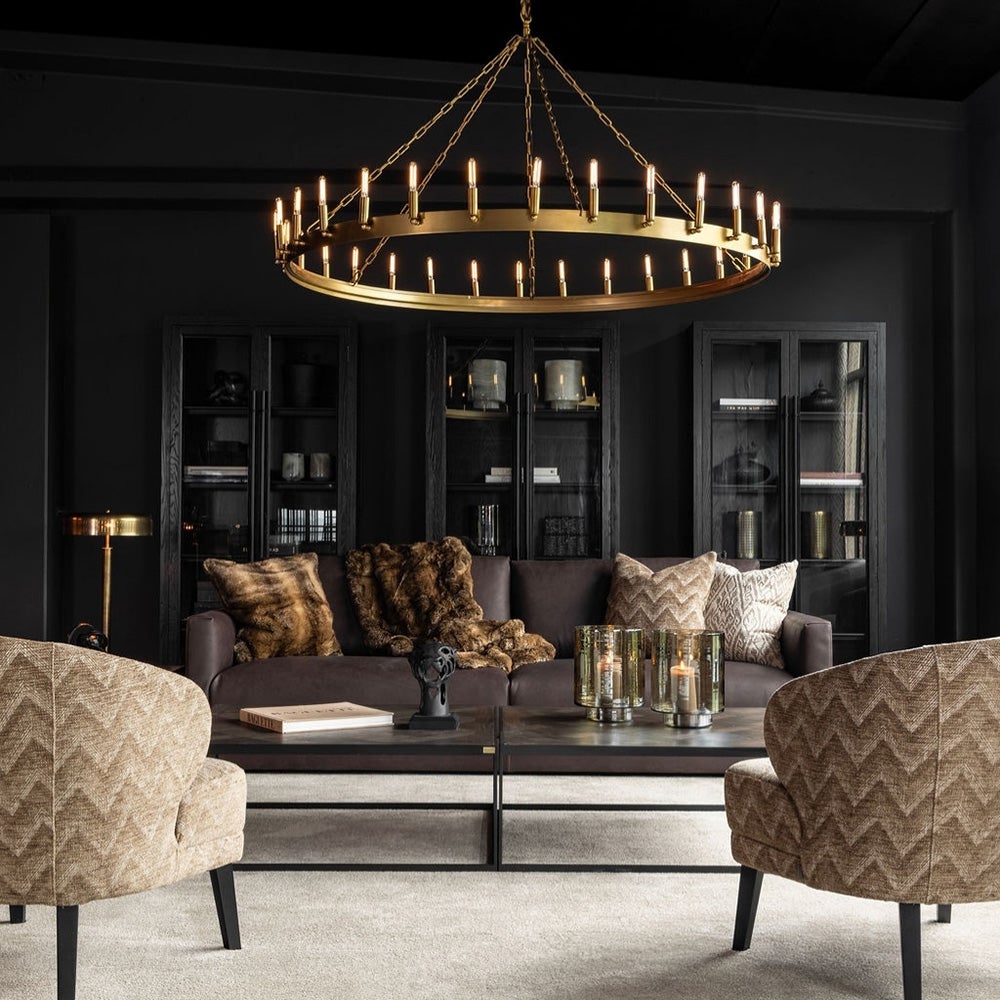 Broome leather sofa - 2-seater-Espresso