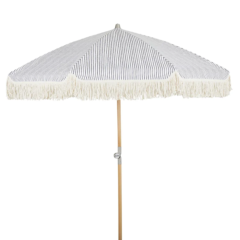 Gatsby parasol Ø180 cm grey striped 
