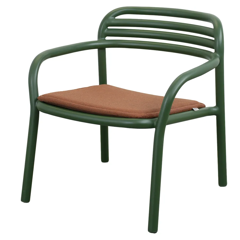 Bliss lounge chair seat cushion Desert red, Delight