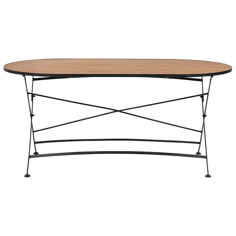 Brewer table  85x160 cm  Black / Teak