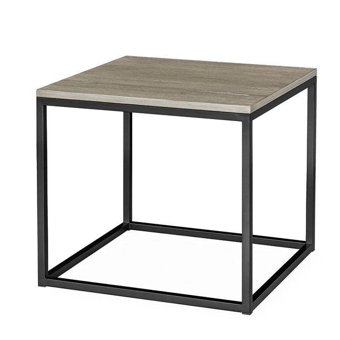 Mason Side Table Antique Grey Oak