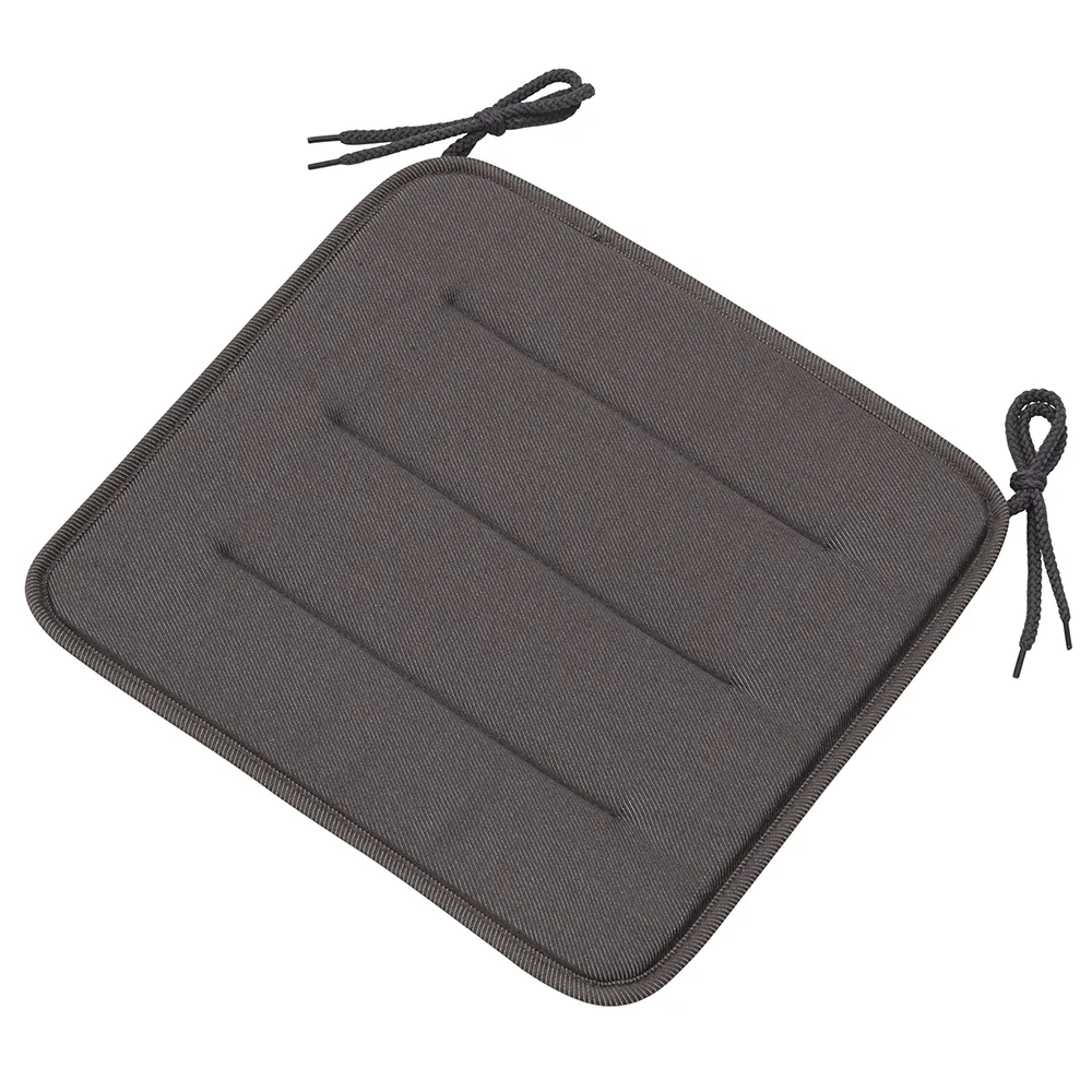 Linear Steel Bar Stool Seat Pad Dark Grey