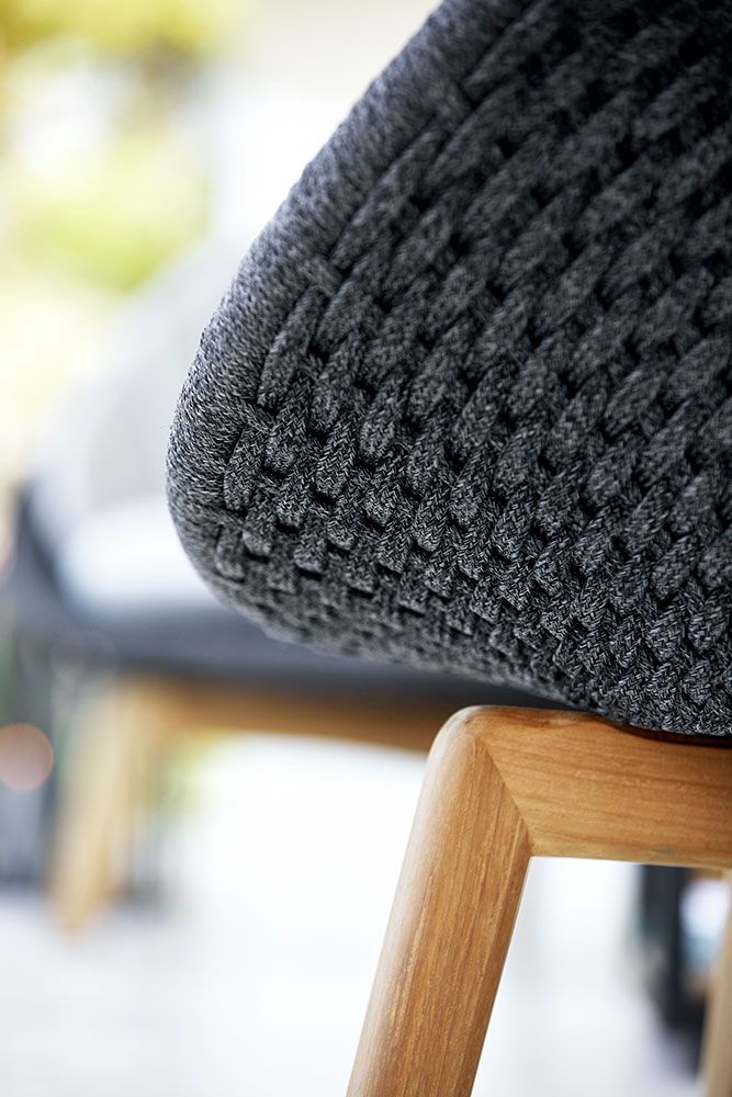 Peacock Armchair Dark grey