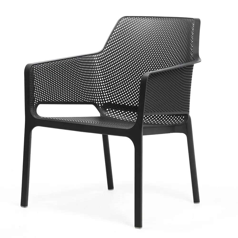 Net armchair Anthracite