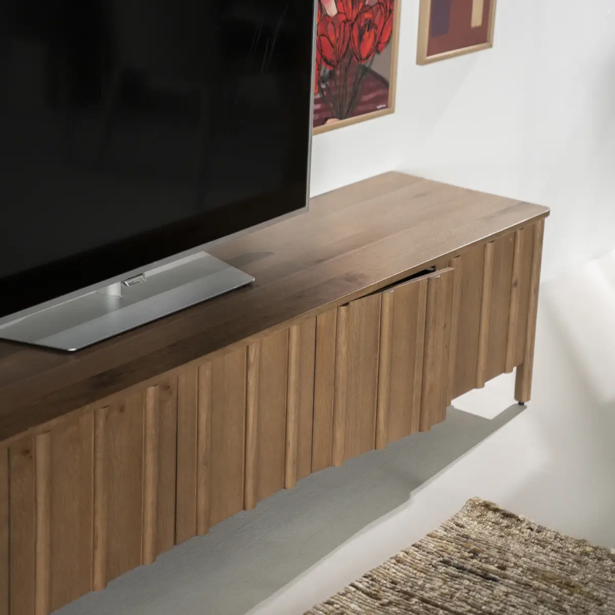 Jake 4 drs. TV cabinet - brown