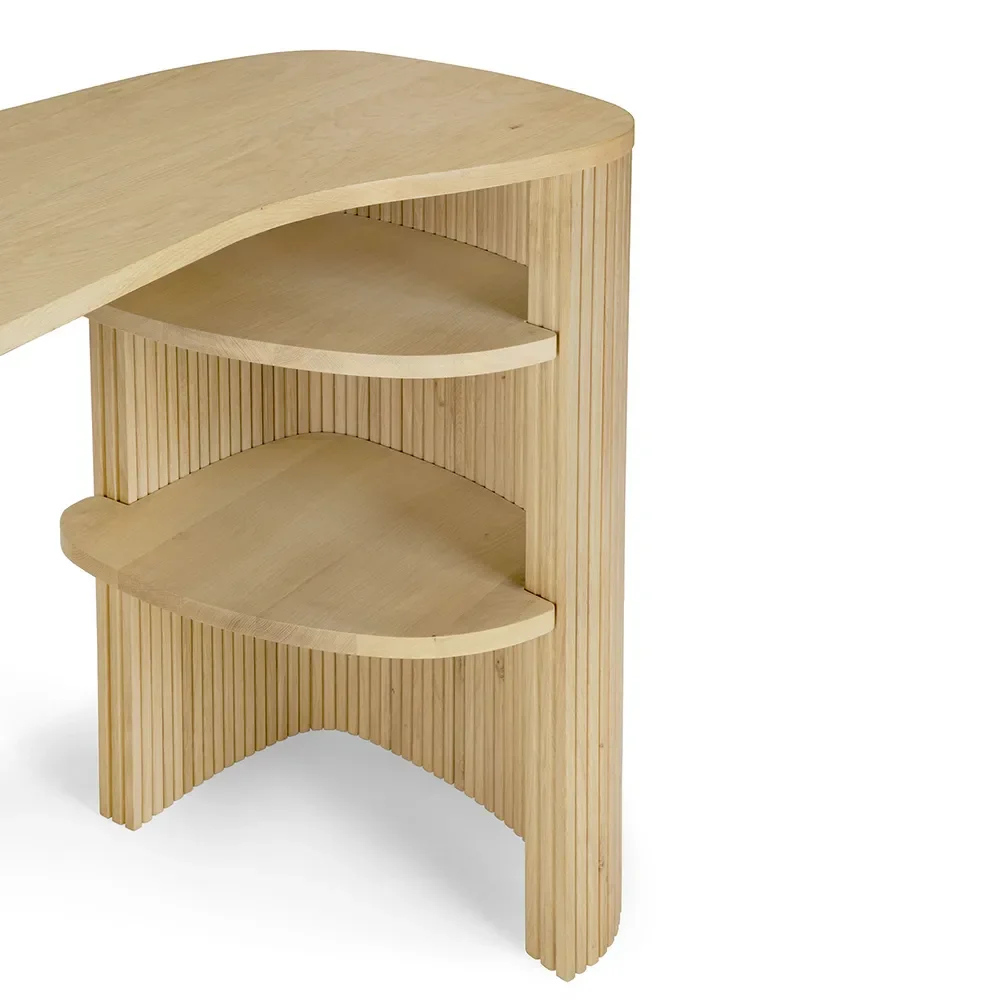 Desk in Oak Roller Max