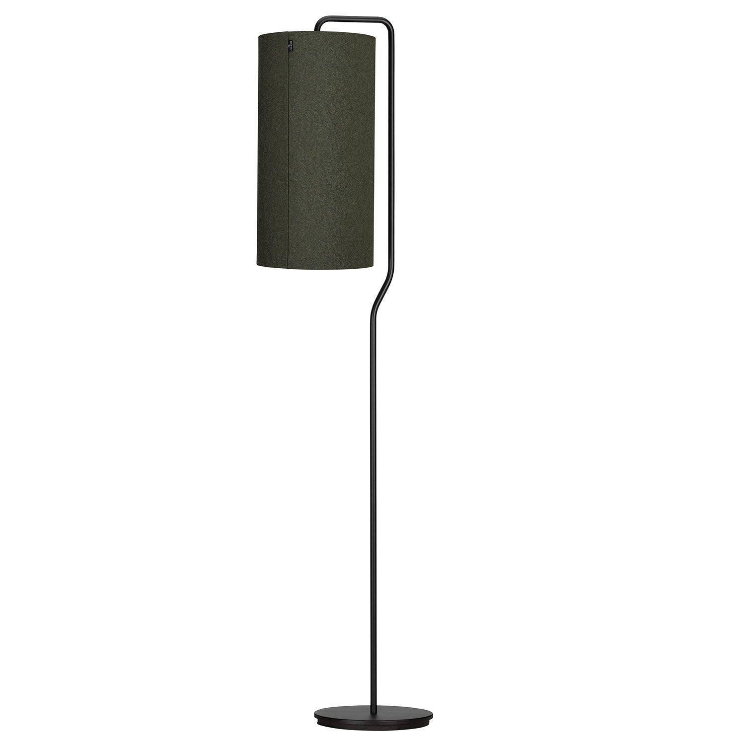 Pensile Floor Lamp Black Structure Excluding Textile Shade