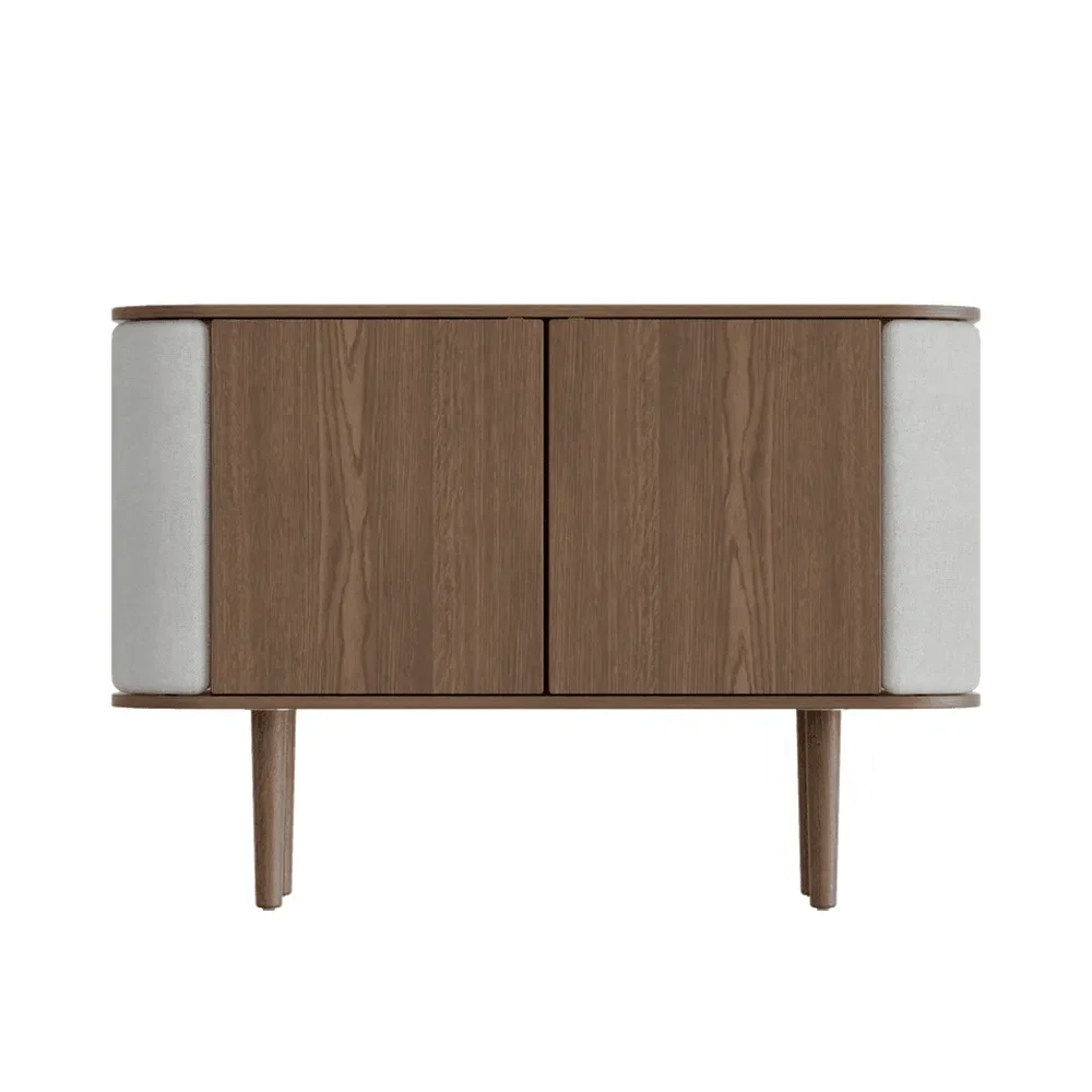 Treasures 2-door cabinet Dark Oak/Sterling