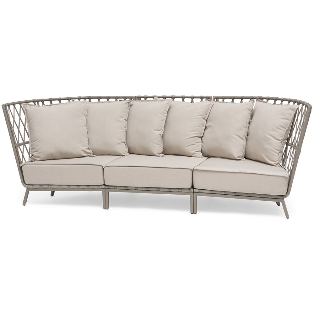 Jet Set Sofa Beige incl. cushions 