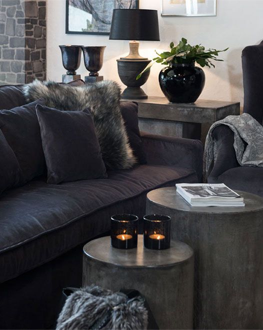 Side table Doloma 2-Pack Concrete