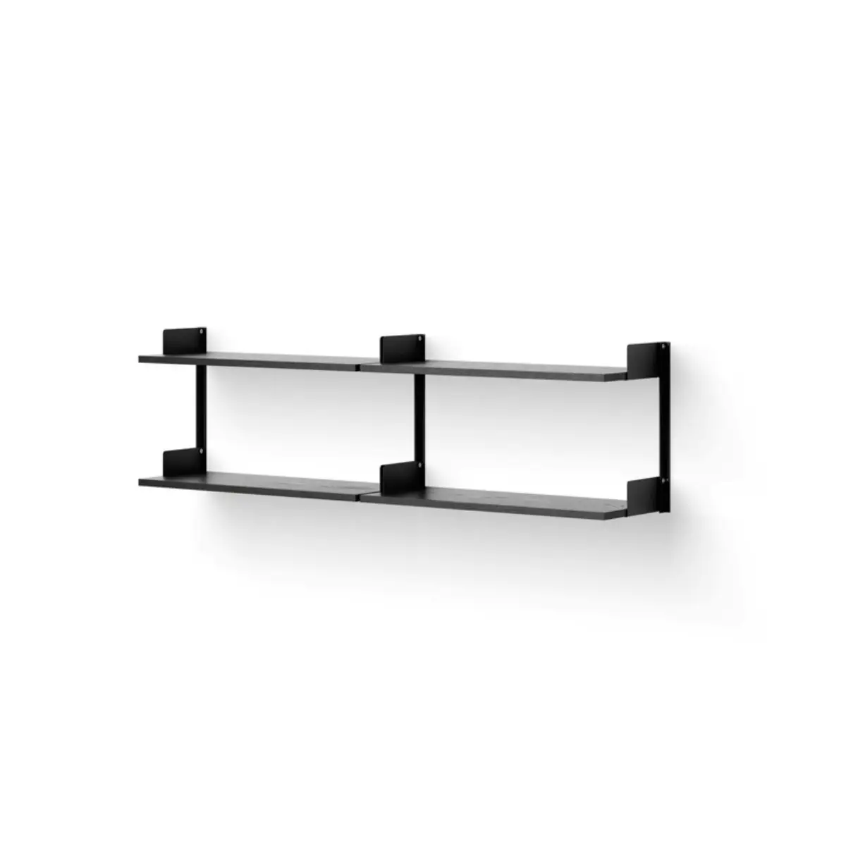 New Works Chamber Shelf Black Ash/Black