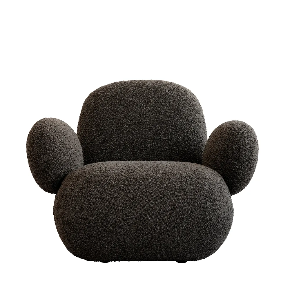 Toe Armchair Flat - Deep Taupe