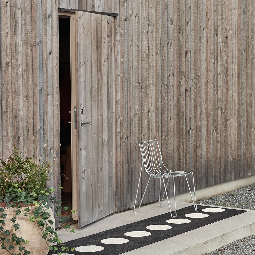 Vera Carpet 70x225 cm black/vanilla