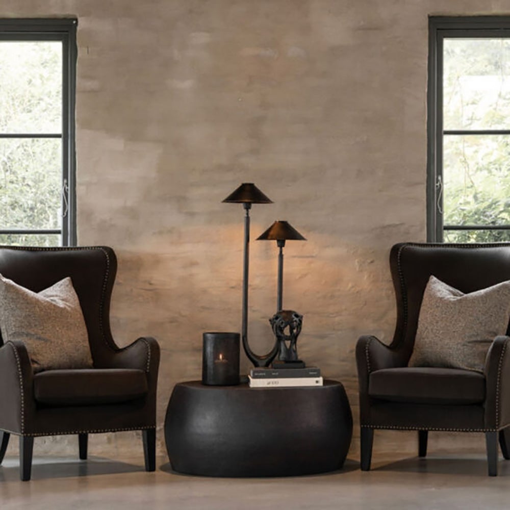 Fiora coffee table Ø80 cm Black