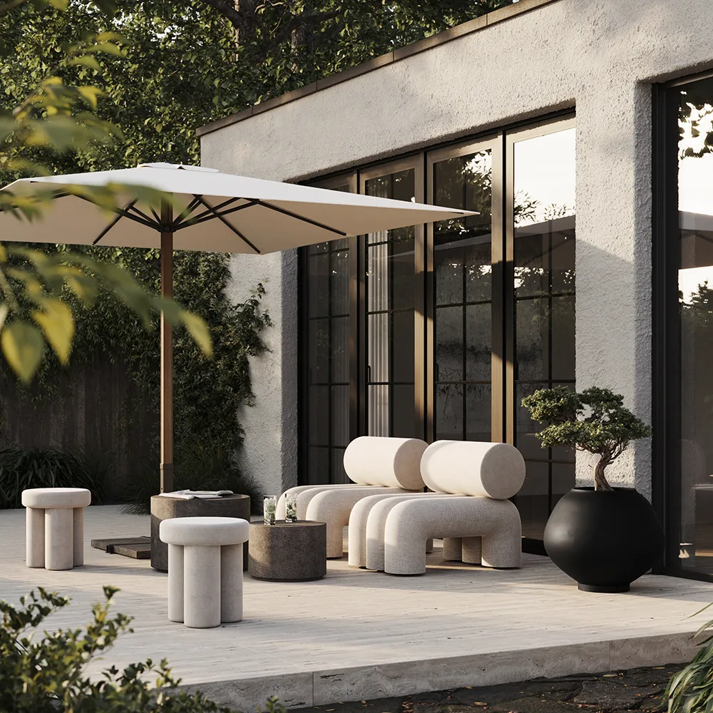 Sunao pot Fat Hexa - Black