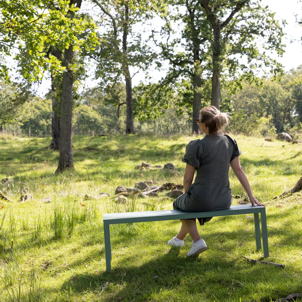 Aria bench sage green