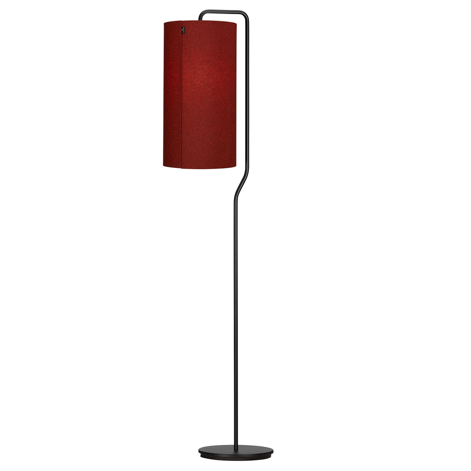 Pensile Floor Lamp Black Structure Excluding Textile Shade