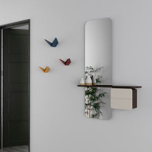 One More Look Mirror Dark oak/Pearl White