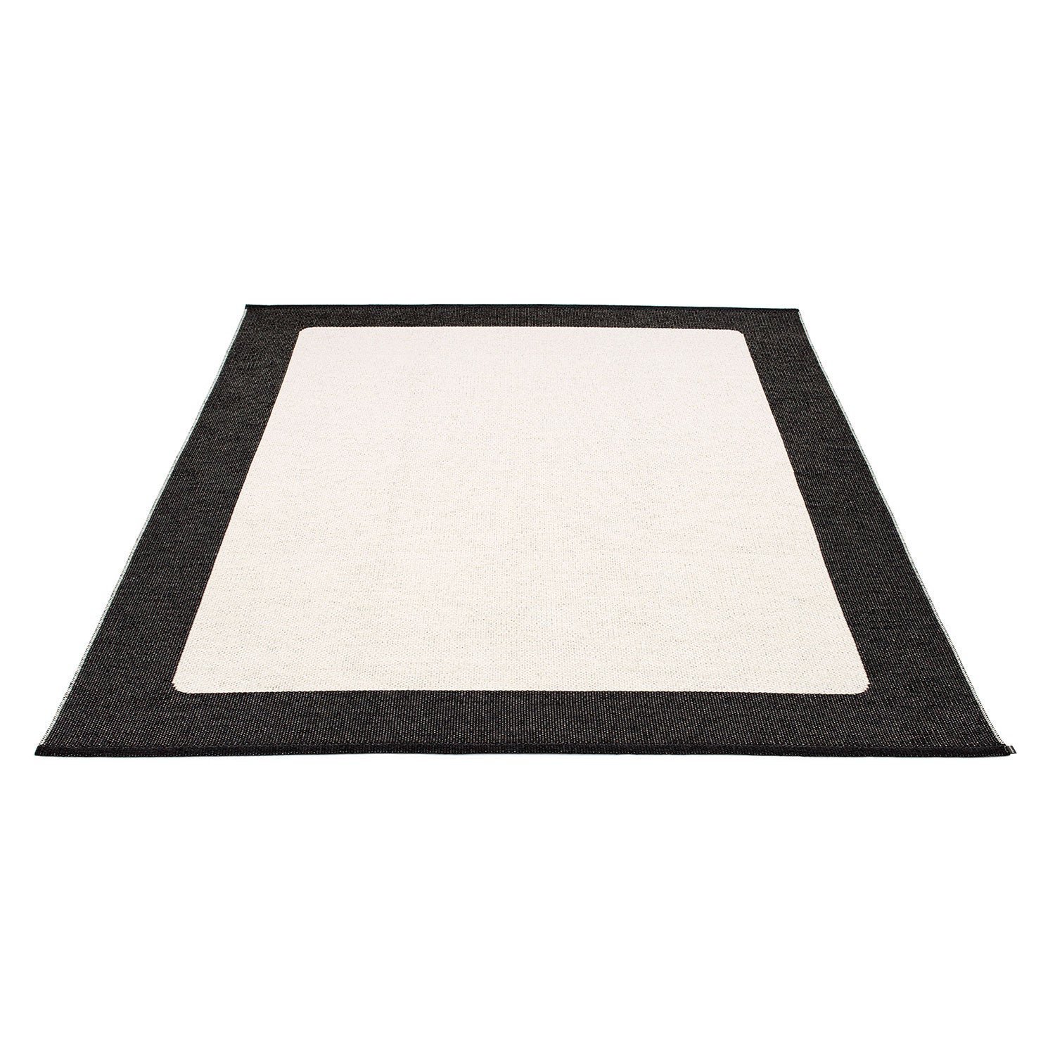 Ilda Carpet 180x180 cm black / vanilla