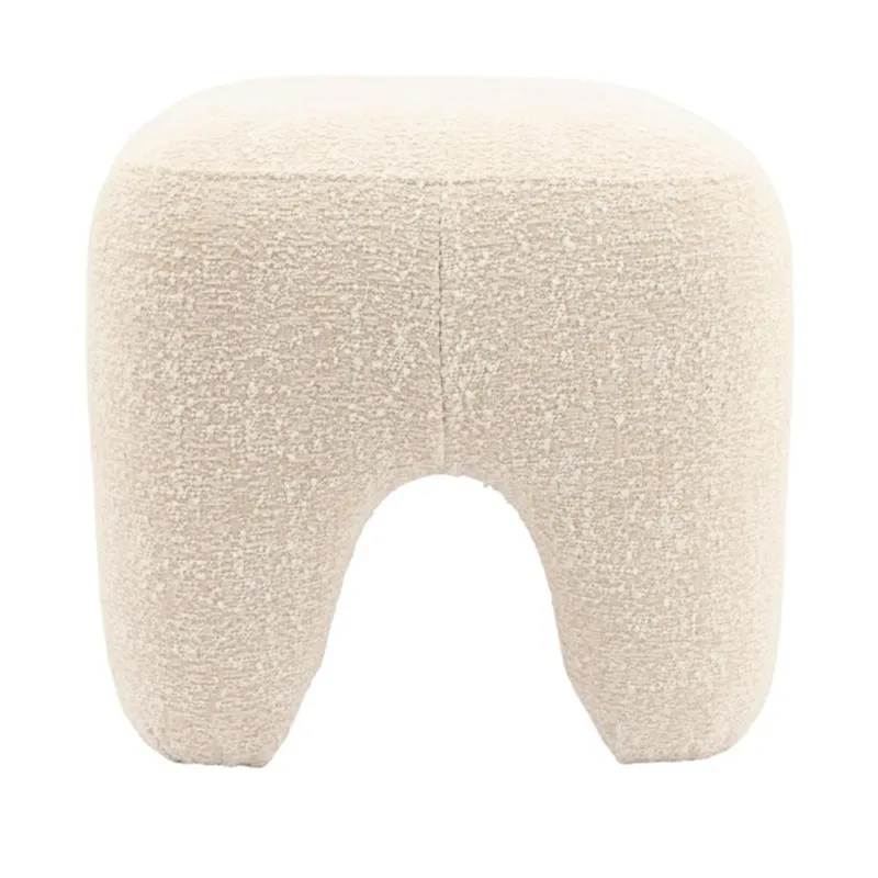 Bayo stool 46x46x43 cm polyester beige
