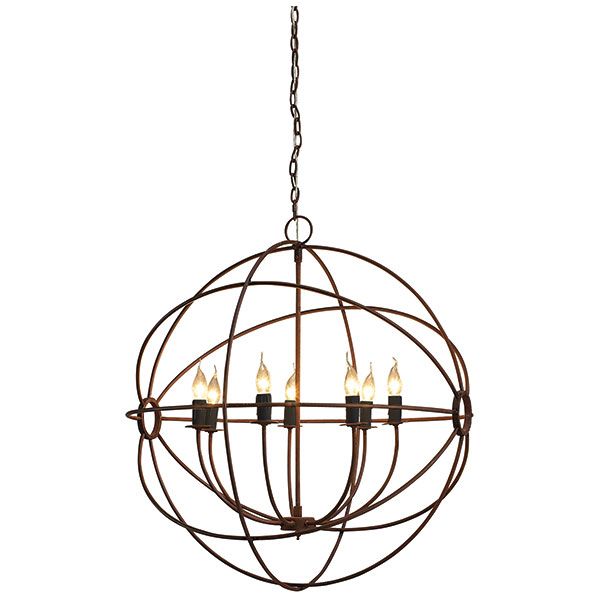 Ceiling light Rome Antique Rust 80 Cm