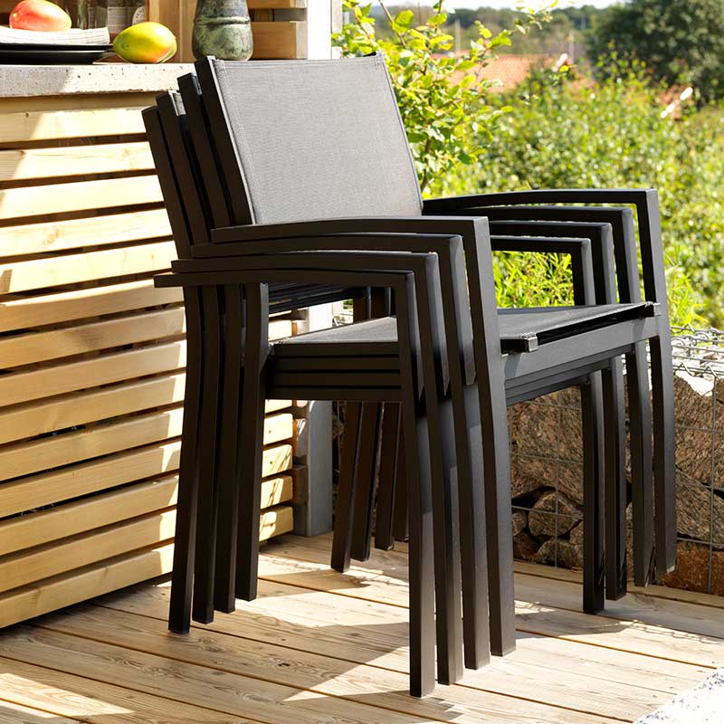 Rana armchair black/black