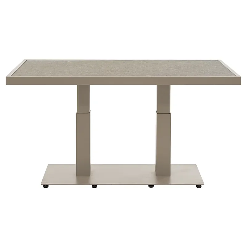 Scale coffee table 85x140 cm khaki / Greish Ceramic