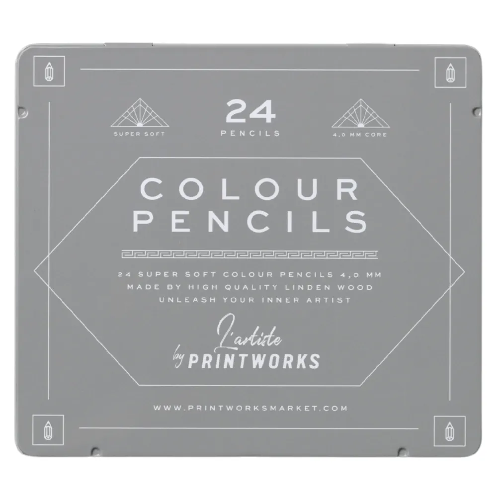 24 Colour pencils - Classic
