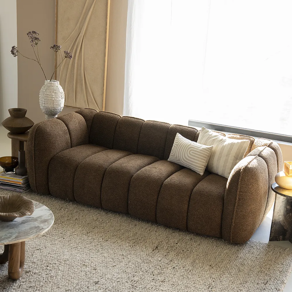 Sofa Cubetto (2.5-Seater) Brown
