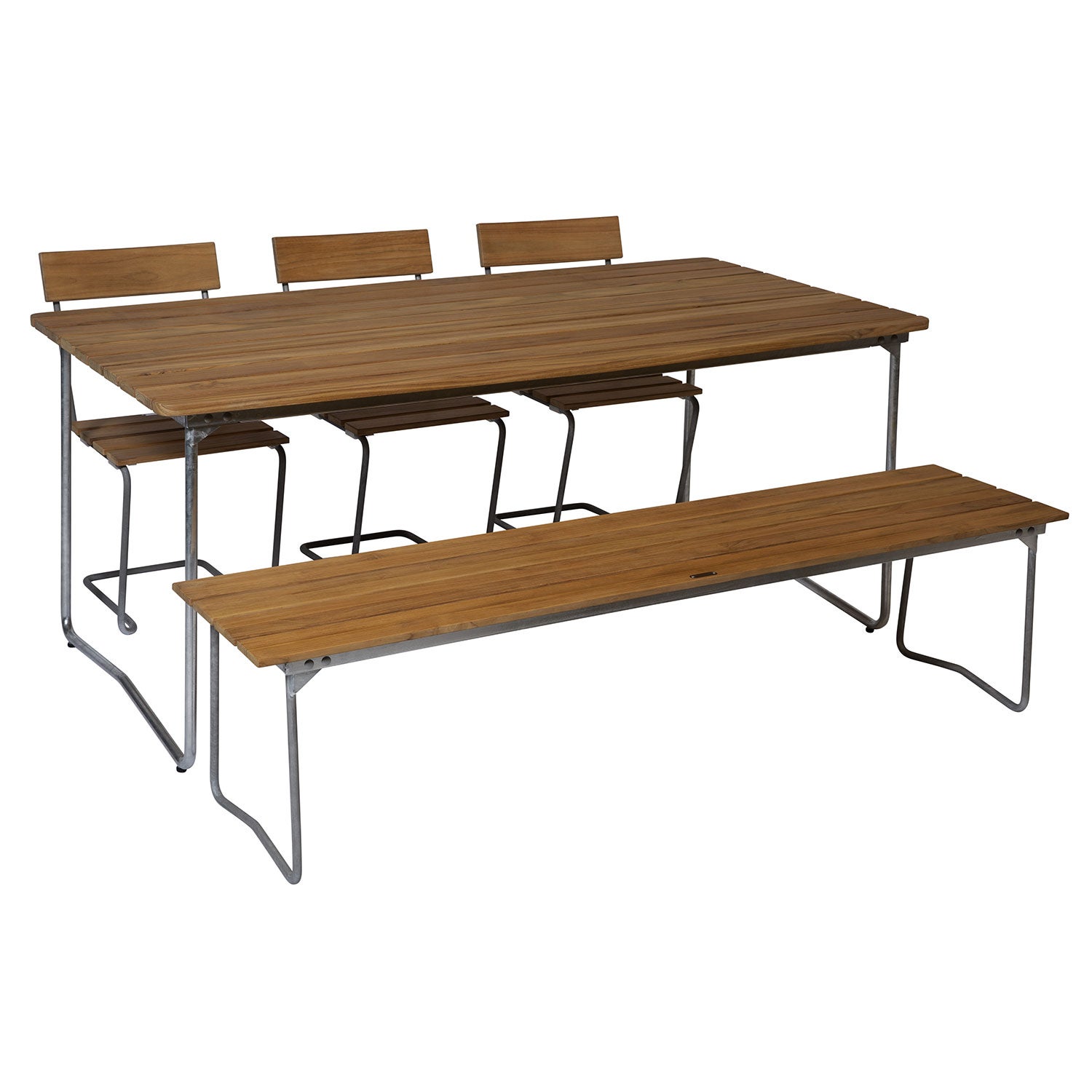 Bench 9 Untreated teak