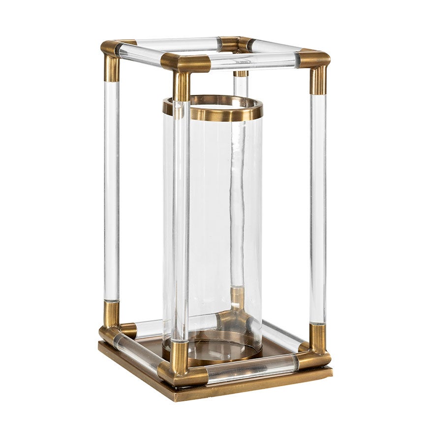 Baltimore Candle Lantern Antique Brass L