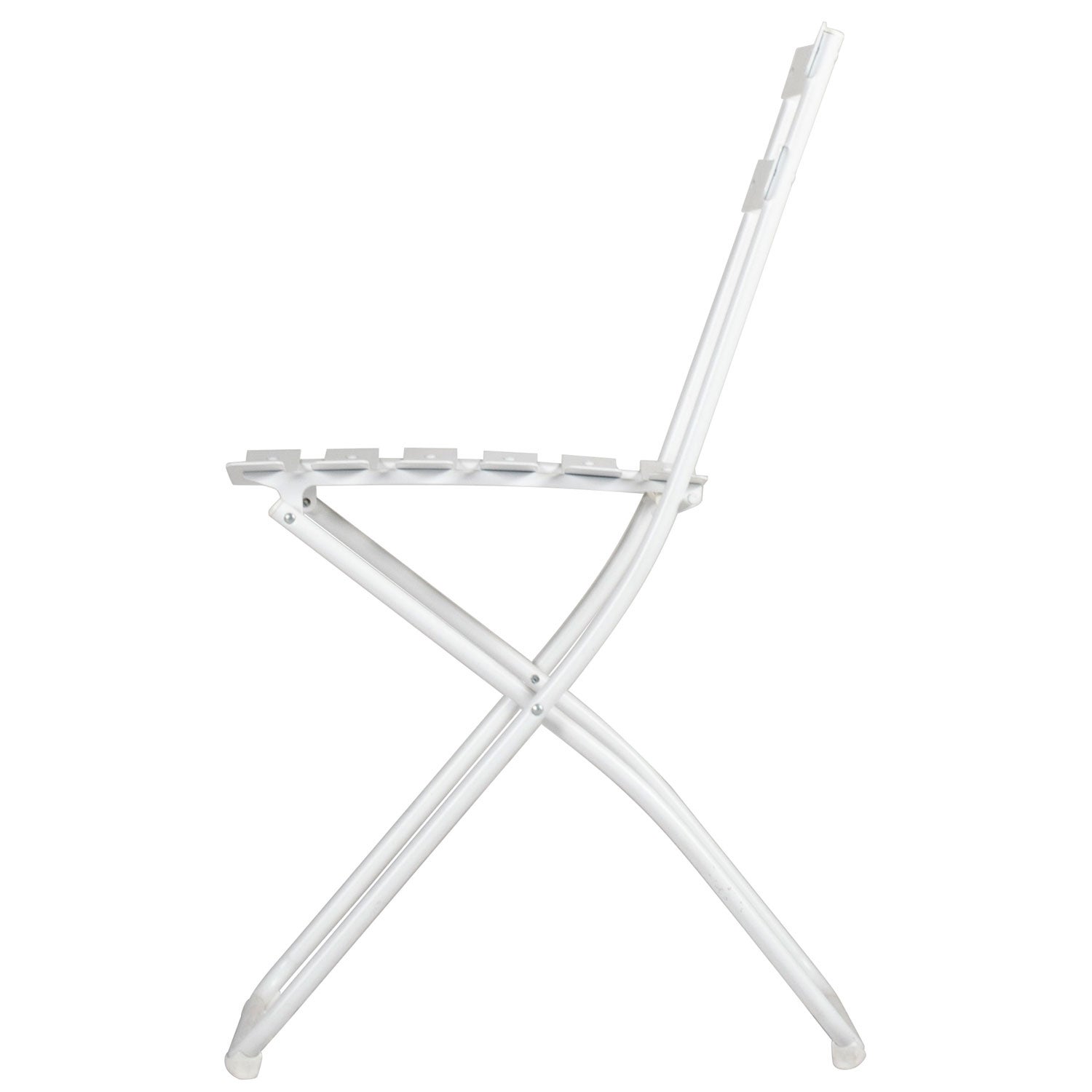 Spring chair white steel