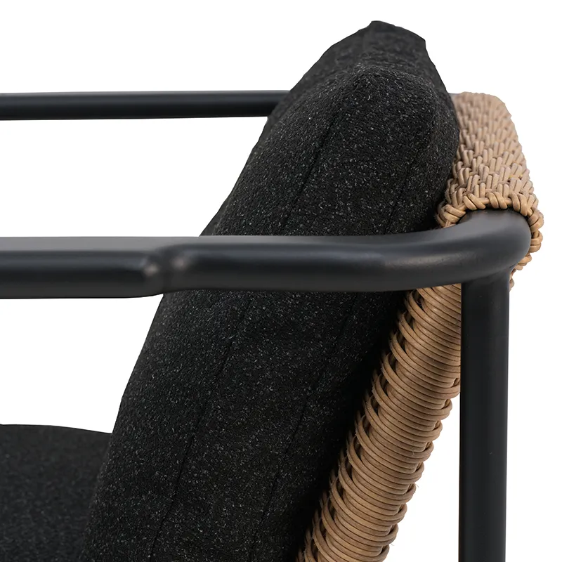Motty armchair    Black / Teddy Black