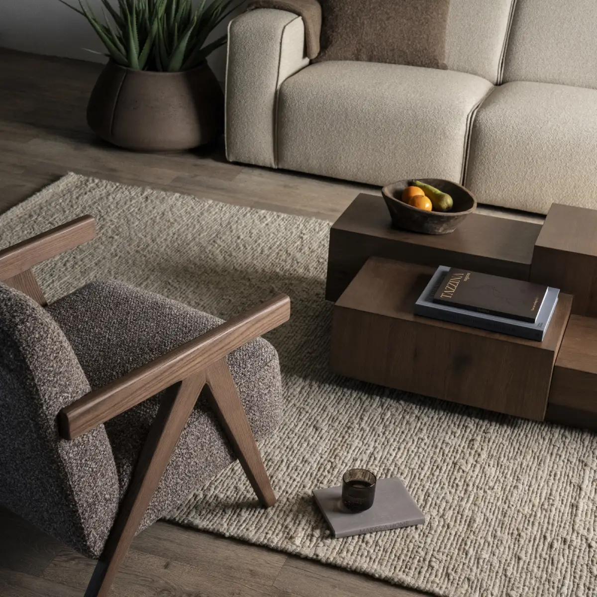 Francis Armchair - taupe Flou