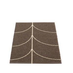 Woven Rug Leif Dark Brown 70x90 cm