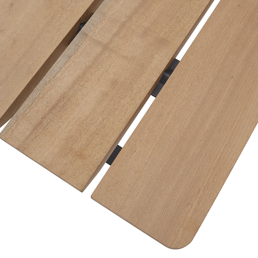 70/70 Dining table 225x90 cm Sapele Mahogany/Anthracite Black