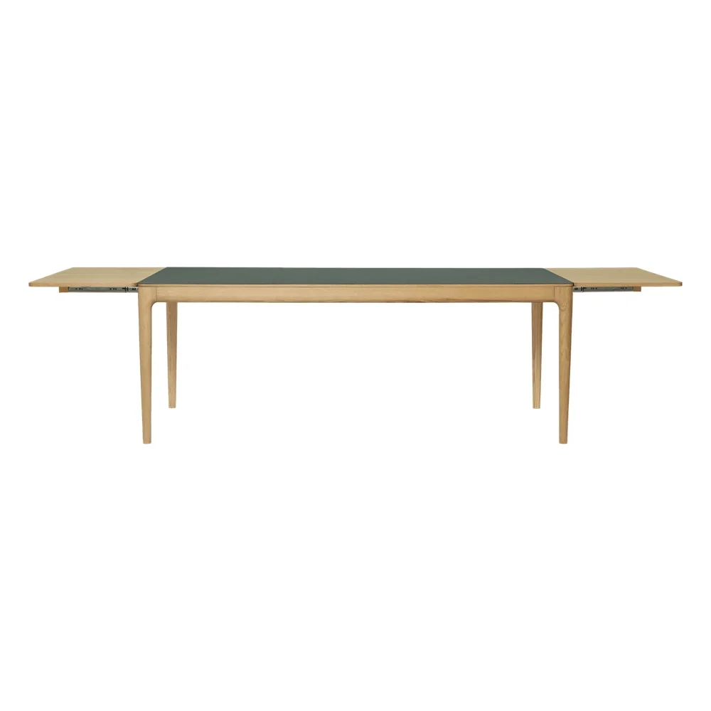 Heart'n'Soul Dining table 200/300x90x75 Oak/moss green