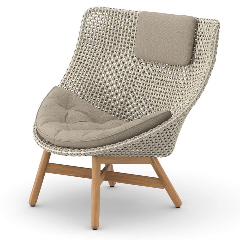 Mbrace lounge chair high SEA SALT