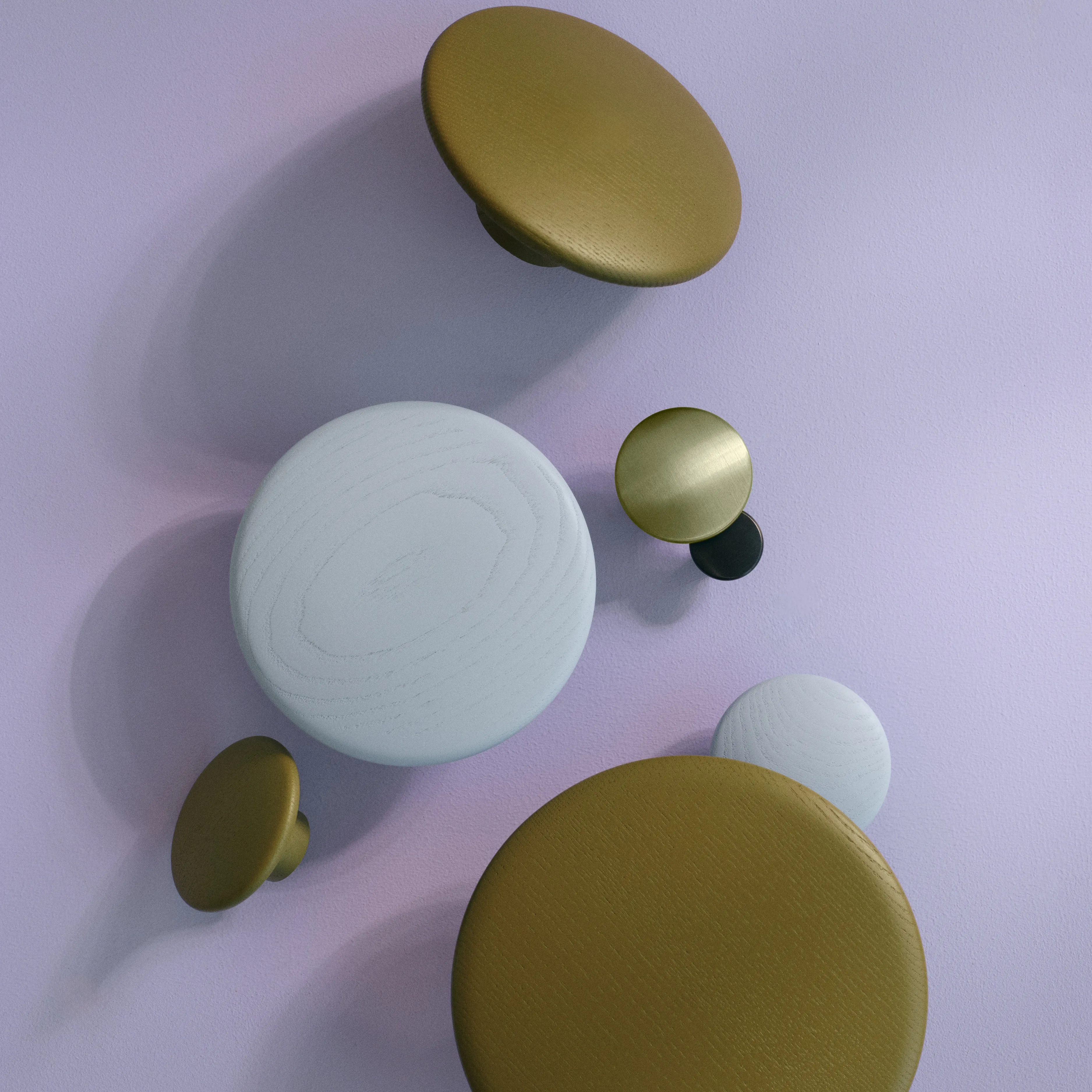 Dots Wood Ø6,5 cm - Ash