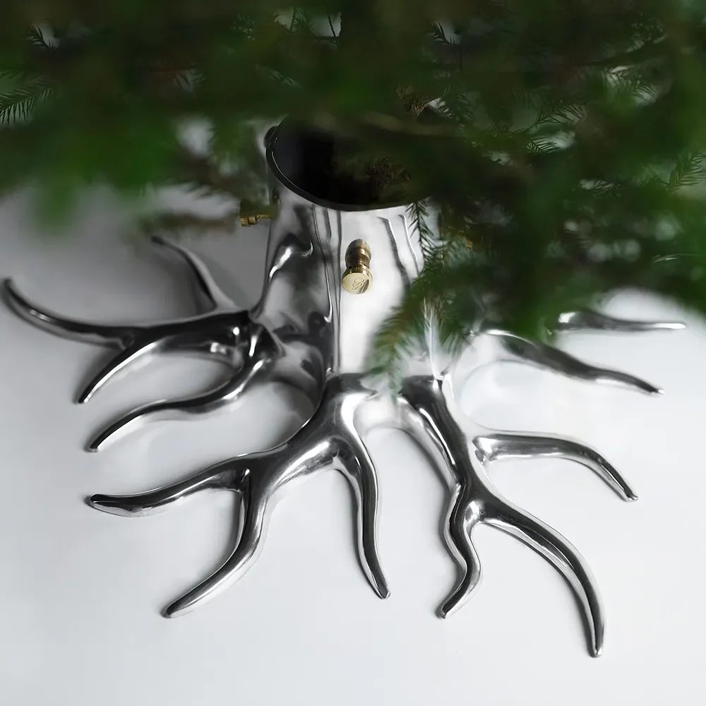 Christmas tree base Silver