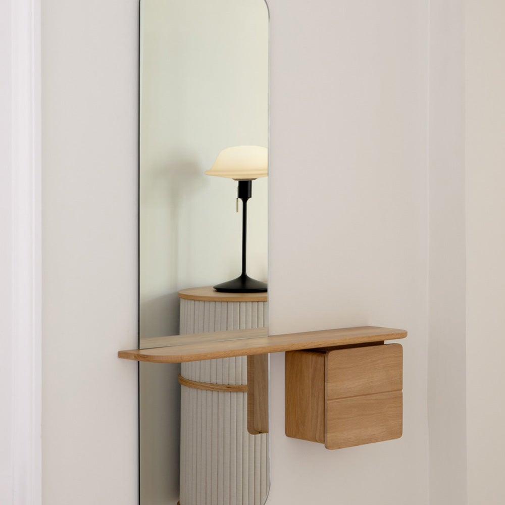 One More Look Mirror Solid Oak/Oak